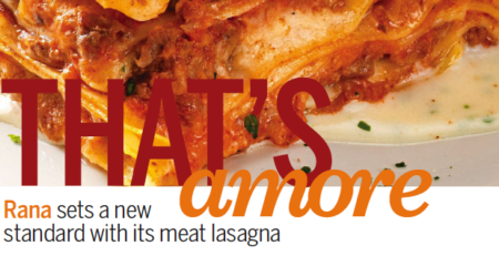 Rana Meat Lasagna - that's amore!